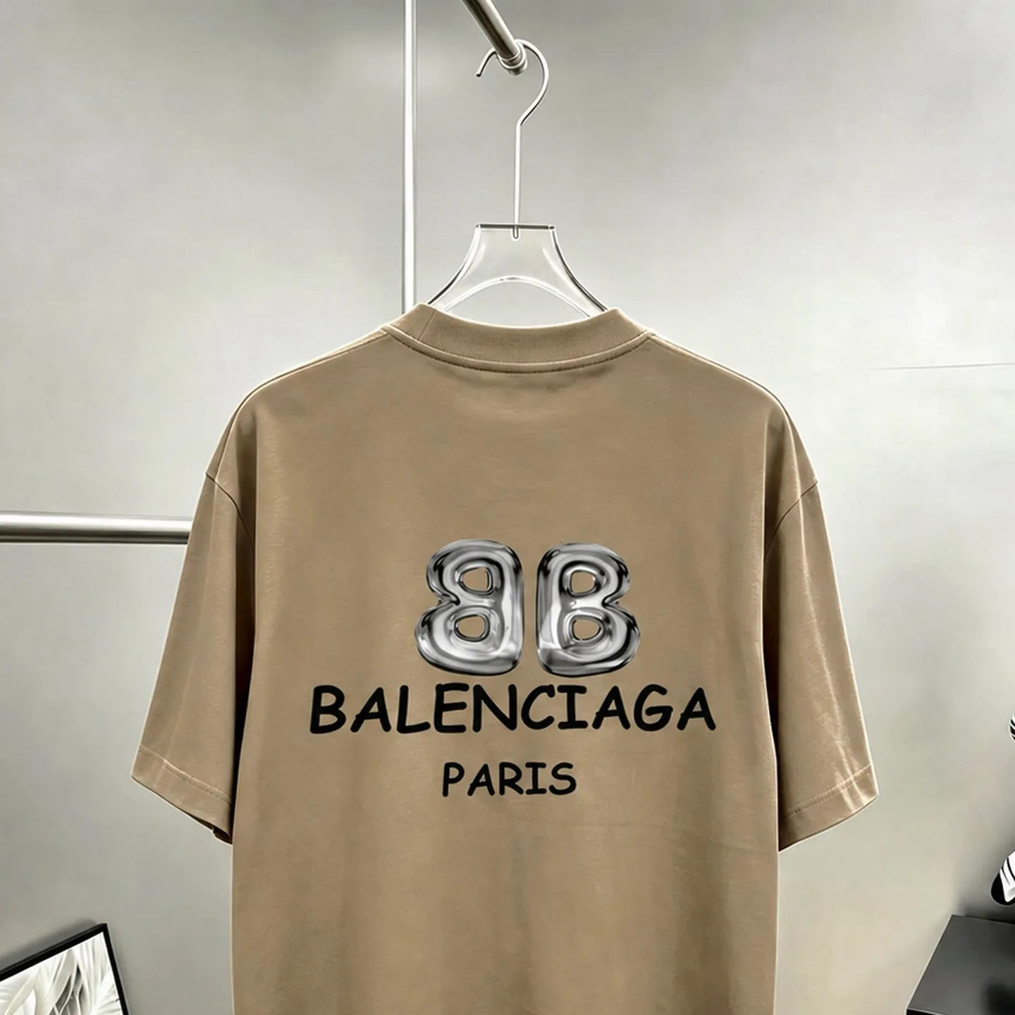 bal～ ，New Arrival 280g 7A tee ， Same Style ， : Black White Coffee Brown Size：S（90-130 ） M（125-150 ） L（135-165 ） XL（160-190 ） XXL（185-220